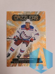 2022-23 Upper Deck Orange Rookie Dazzlers Braden Schneider #DZ-53 Rangers